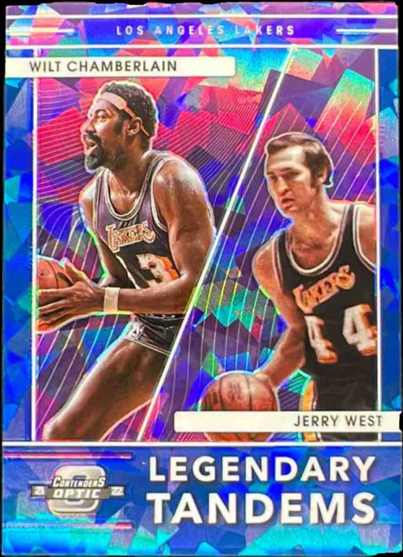 2021 Contenders Optic #5 Legendary Tandems - Blue Cracked Ice /75
