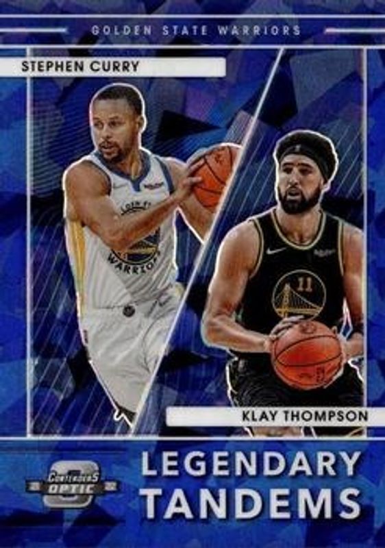 2021 Contenders Optic #6 Legendary Tandems - Blue Cracked Ice /75