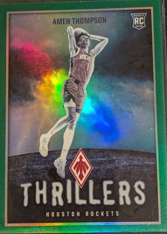 Amen Thompson 2023 Phoenix #24 Thrillers - Green /5 Rookie RAW