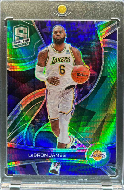 LeBron James 2021 Spectra #6b Asia Green RAW