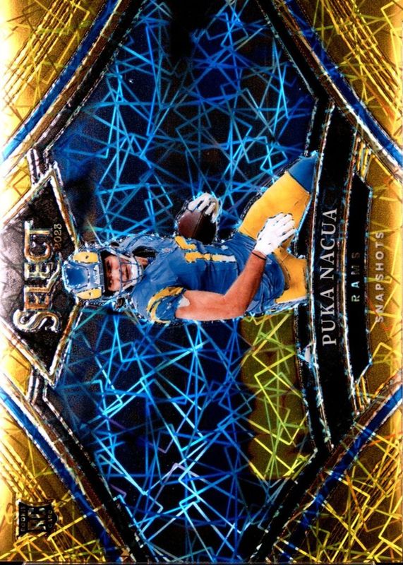 Puka Nacua 2023 Select #SS-PN Snapshots - Gold /10 Rookie RAW