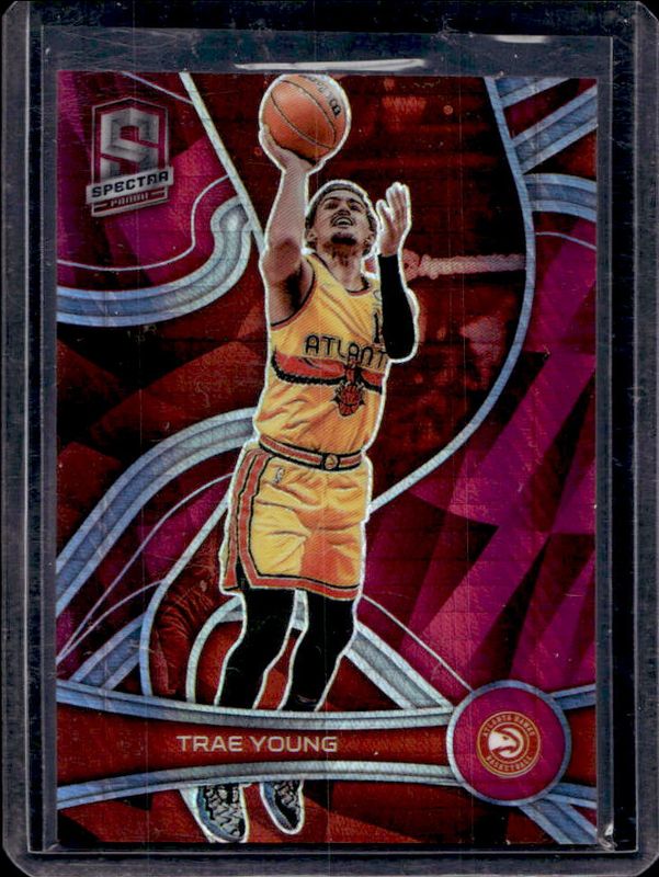 Trae Young 2021 Spectra #11b Asia Red RAW
