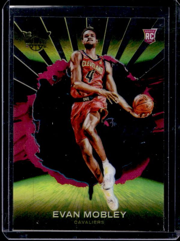 Evan Mobley 2021 Court Kings #24 Acetate Rookies RAW