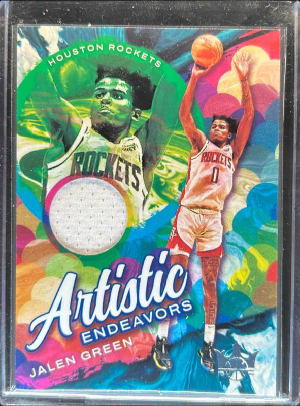 Jalen Green 2021 Court Kings #AE-JGR Artistic Endeavors Rookie RAW