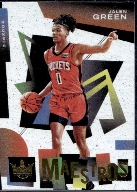 Jalen Green 2021 Court Kings #12 Maestros Rookie RAW