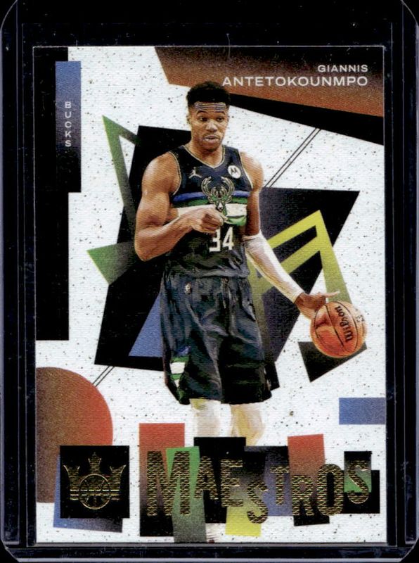 Giannis Antetokounmpo 2021 Court Kings #26 Maestros RAW