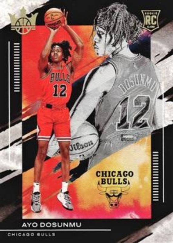 Ayo Dosunmu 2021 Court Kings #141 Base Rookie RAW