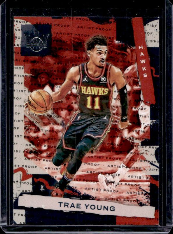 Trae Young 2021 Court Kings #1 Artist Proof RAW