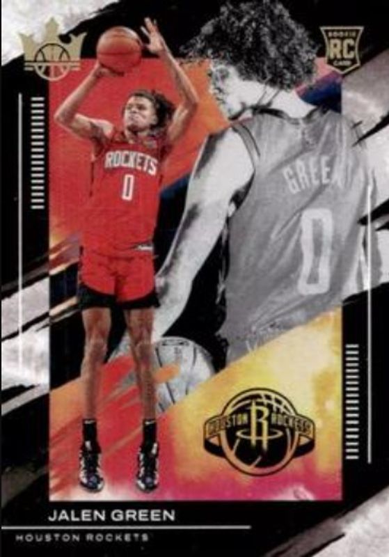 Jalen Green 2021 Court Kings #137 Base Rookie RAW