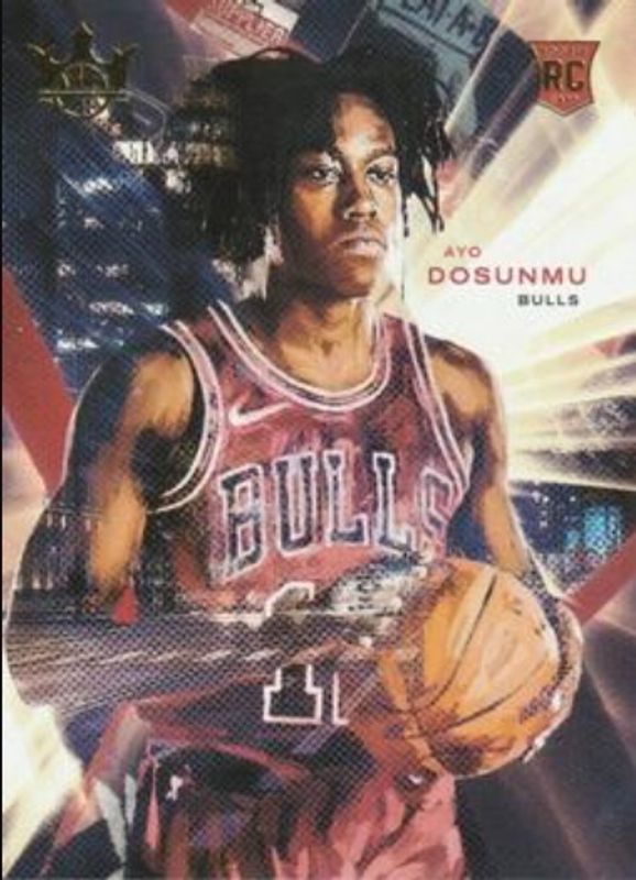 Ayo Dosunmu 2021 Court Kings #75 Base Rookie RAW