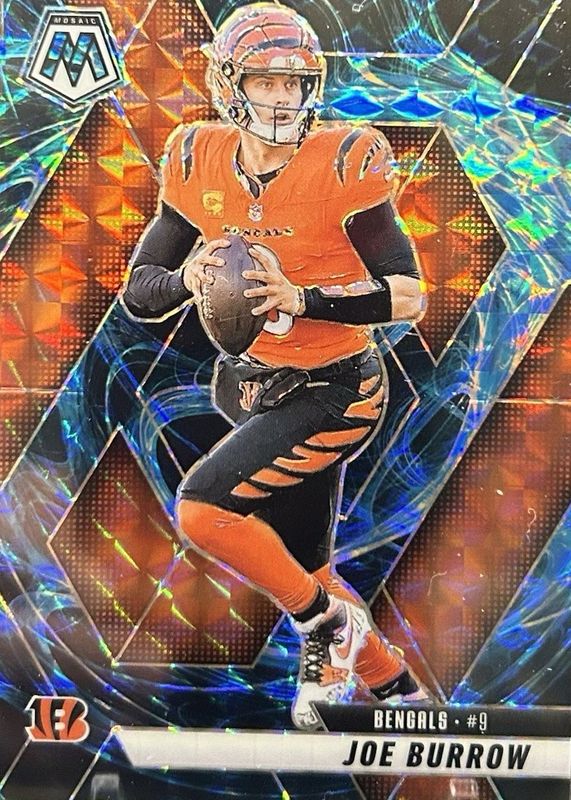 Joe Burrow 2025 Mosaic #97 Genesis /(SSP) RAW