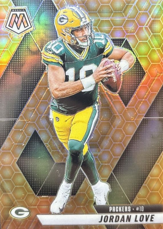 Jordan Love 2025 Mosaic #30 Honeycomb /(SSP) RAW