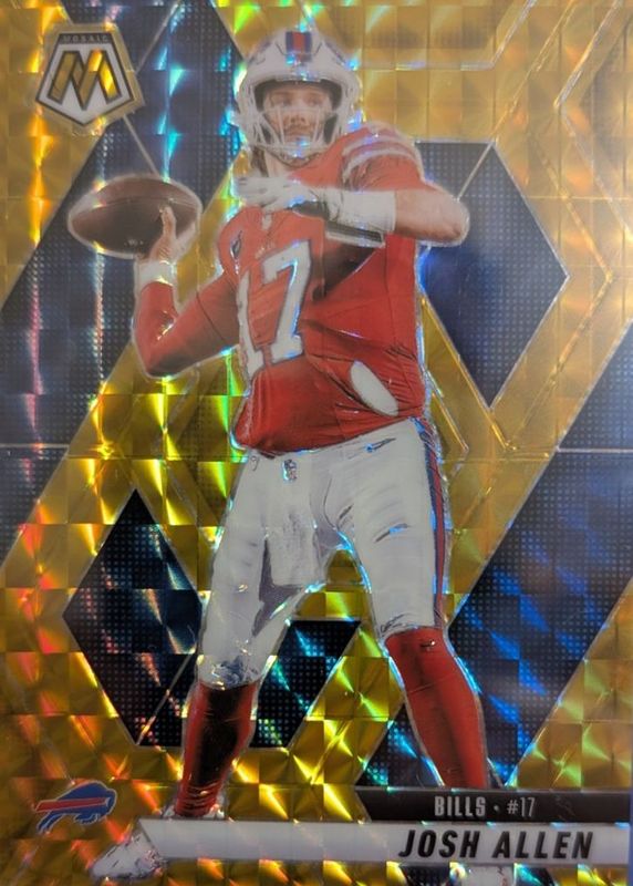 Josh Allen 2025 Mosaic #150 Gold /10 RAW