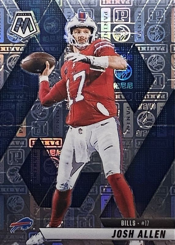 Josh Allen 2025 Mosaic #150 Silver Knight /149 RAW