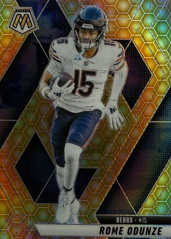 Rome Odunze 2025 Mosaic #206 Honeycomb /(SSP) Price Guide - Sports