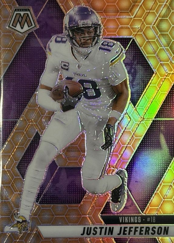 Justin Jefferson 2025 Mosaic #19 Honeycomb /(SSP) Price Guide