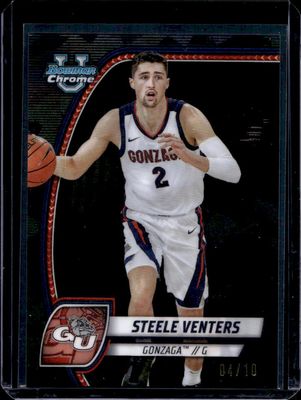 2024 Bowman Chrome University Sapphire Edition #92 Black Refractor /10