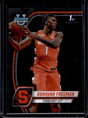 2024 Bowman Chrome University Sapphire Edition #21 Black Refractor /10