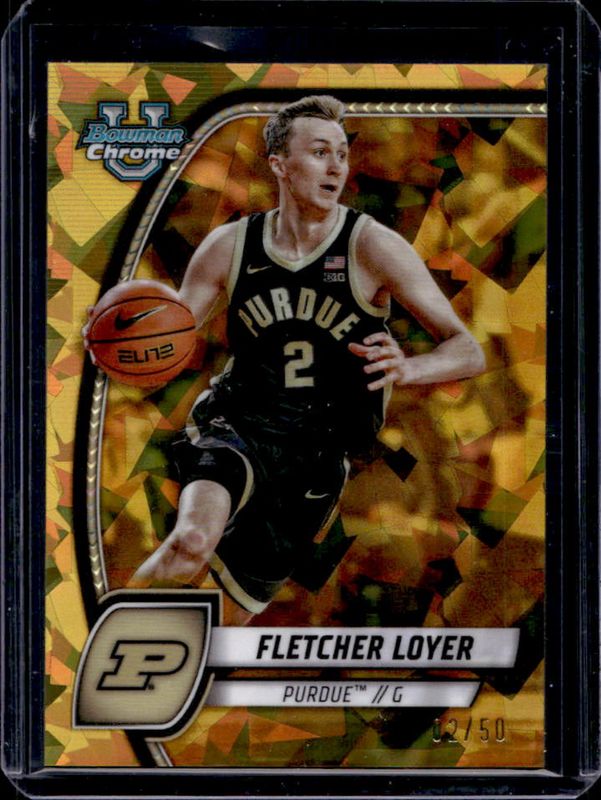 2024 Bowman Chrome University Sapphire Edition #97 Gold Refractor /50