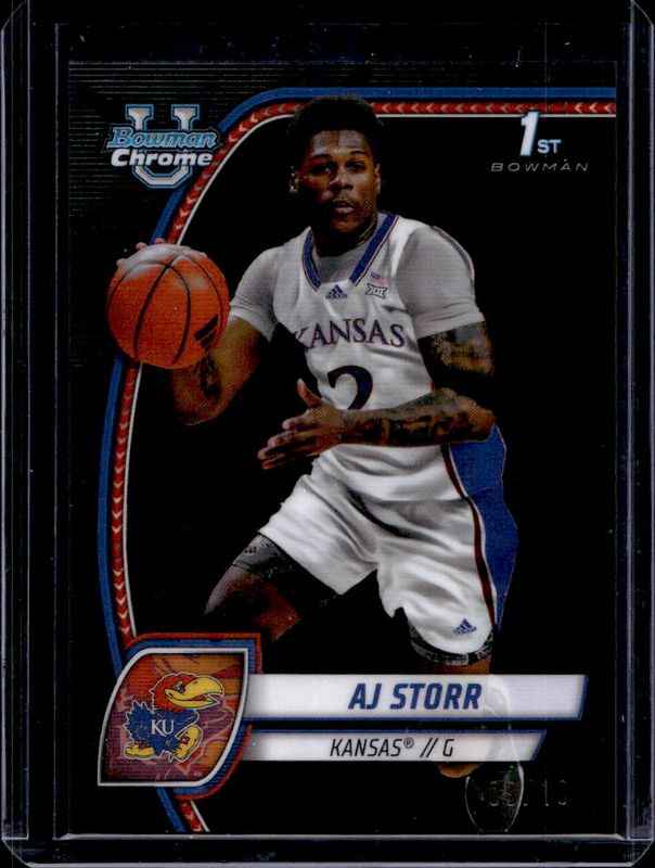 2024 Bowman Chrome University Sapphire Edition #4 Black Refractor /10