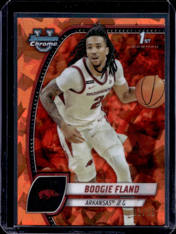 2024 Bowman Chrome University Sapphire Edition #11 Orange Refractor /25