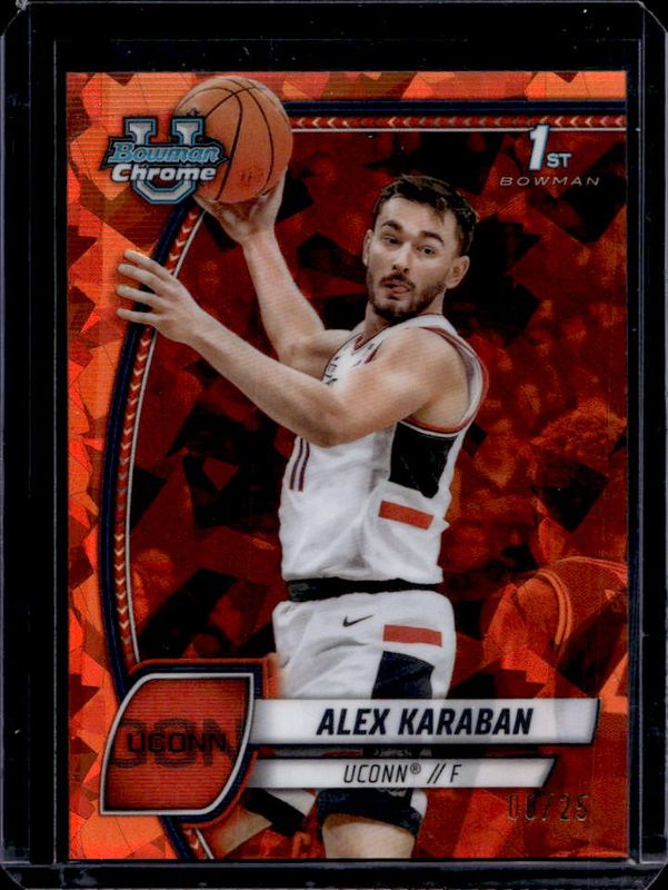 2024 Bowman Chrome University Sapphire Edition #100 Orange Refractor /25