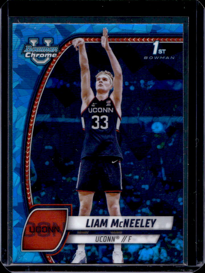 Liam McNeeley 2024 Bowman Chrome University Sapphire Edition #52 Base ...