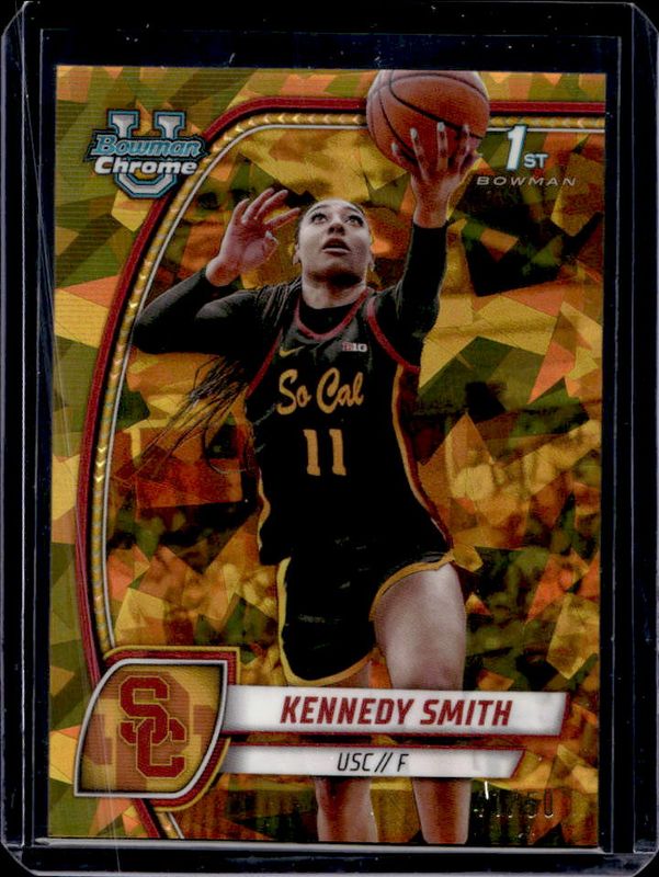 2024 Bowman Chrome University Sapphire Edition #44 Gold Refractor /50