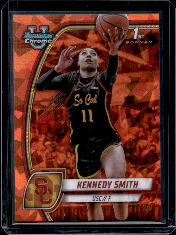 2024 Bowman Chrome University Sapphire Edition #44 Orange Refractor /25