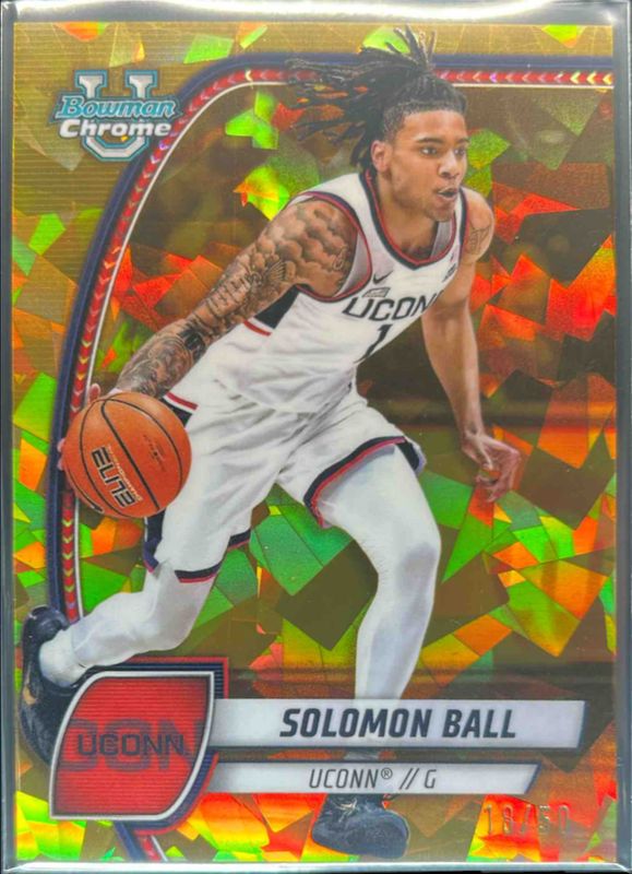 2024 Bowman Chrome University Sapphire Edition #87 Gold Refractor /50