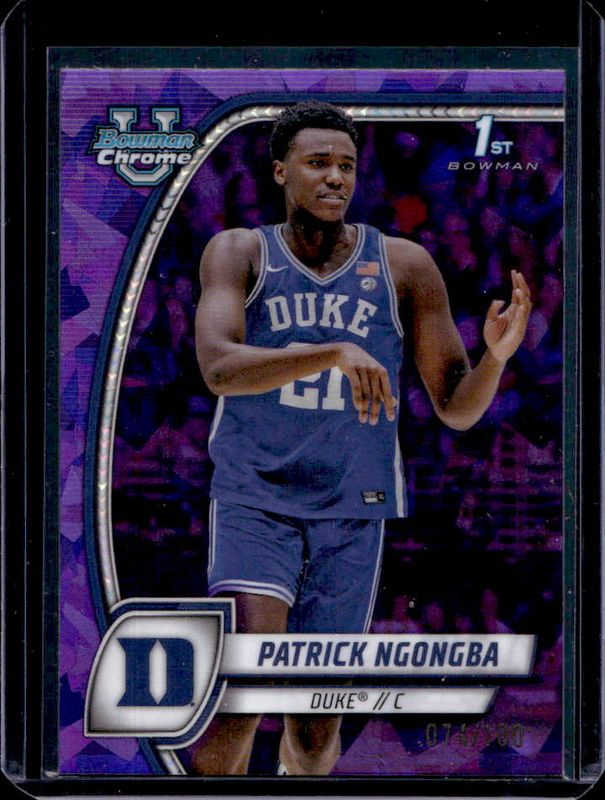 2024 Bowman Chrome University Sapphire Edition #58 Purple Refractor /100