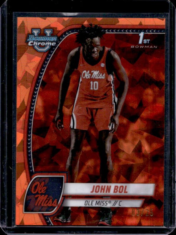 2024 Bowman Chrome University Sapphire Edition #31 Orange Refractor /25