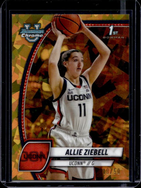 2024 Bowman Chrome University Sapphire Edition #5 Gold Refractor /50