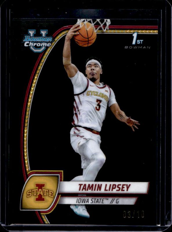 2024 Bowman Chrome University Sapphire Edition #66 Black Refractor /10