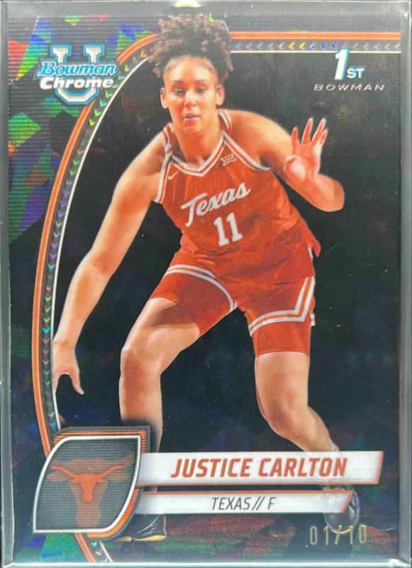 2024 Bowman Chrome University Sapphire Edition #38 Black Refractor /10