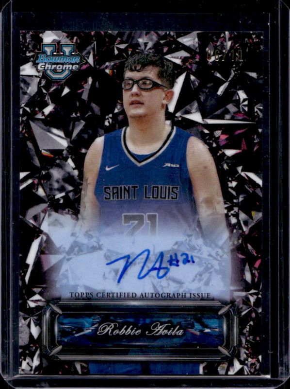 2024 Bowman Chrome University Sapphire Edition #SSA-RA Sapphire Selections Autographs - Black Refractor /10