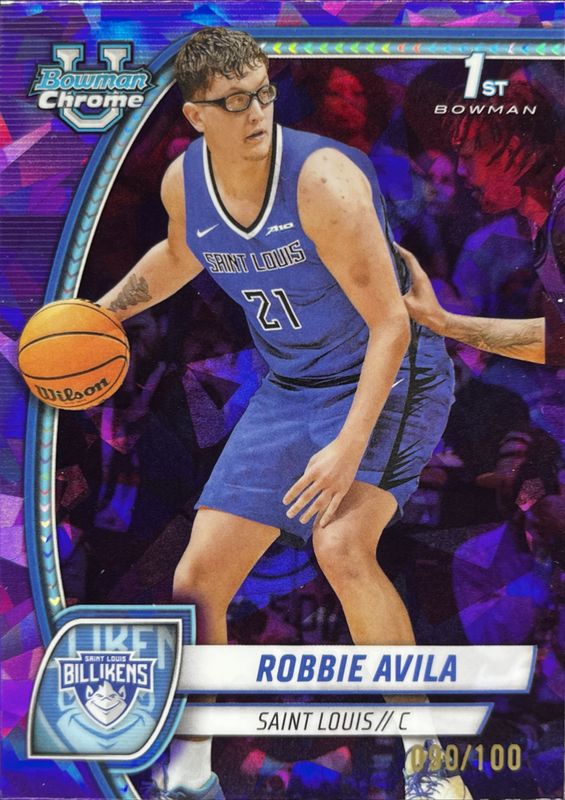 2024 Bowman Chrome University Sapphire Edition #61 Purple Refractor /100