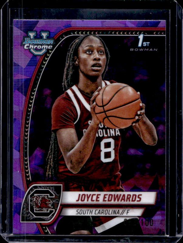 2024 Bowman Chrome University Sapphire Edition #36 Purple Refractor /100