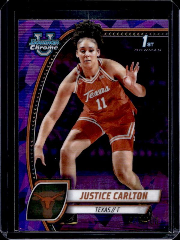 2024 Bowman Chrome University Sapphire Edition #38 Purple Refractor /100