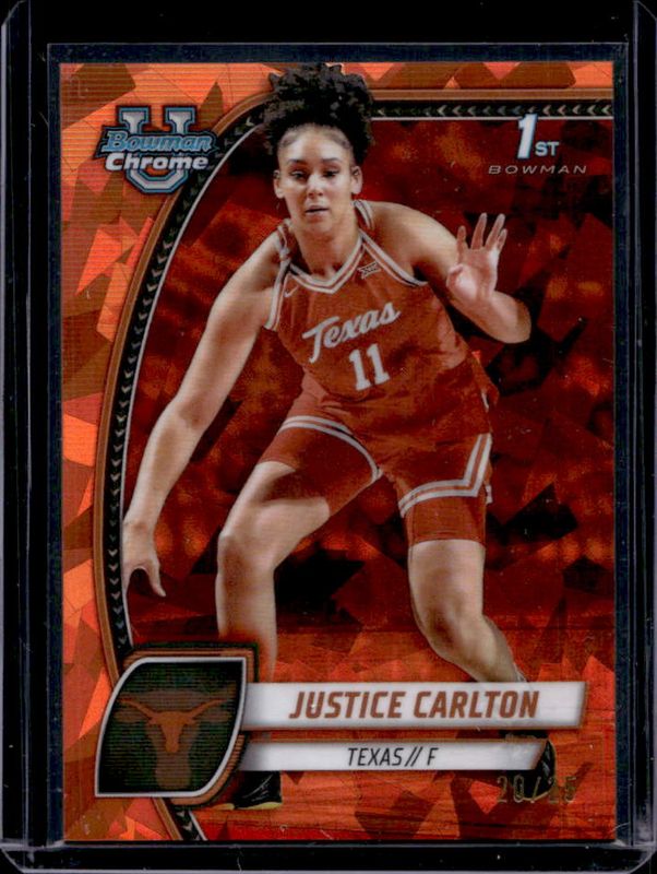 2024 Bowman Chrome University Sapphire Edition #38 Orange Refractor /25