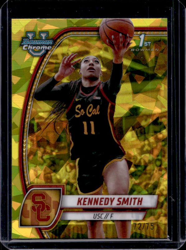 2024 Bowman Chrome University Sapphire Edition #44 Yellow Refractor /75