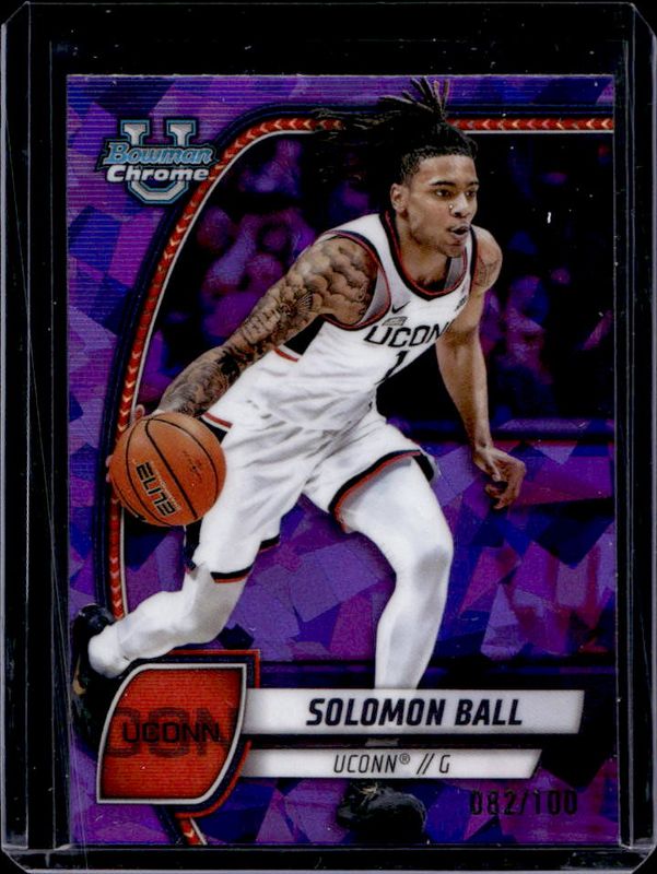 2024 Bowman Chrome University Sapphire Edition #87 Purple Refractor /100
