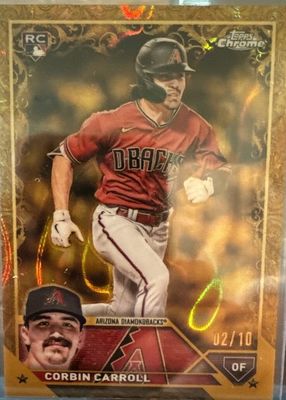 2023 Topps Gilded Collection #49 Lava Gold Etch Refractor /10