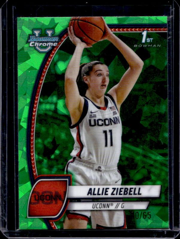 2024 Bowman Chrome University Sapphire Edition #5 Green Refractor /65