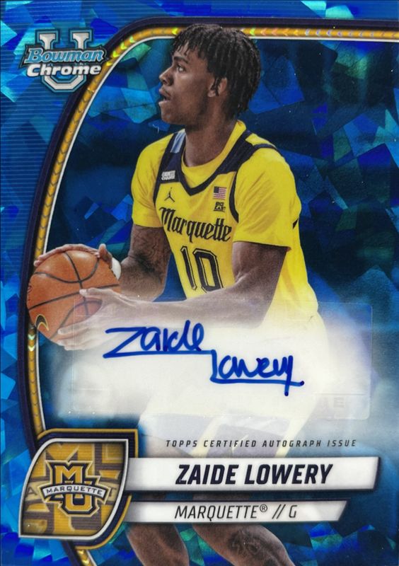 2024 Bowman Chrome University Sapphire Edition #90 Prospect Autographs