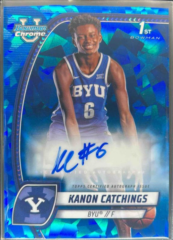 2024 Bowman Chrome University Sapphire Edition #40 Prospect Autographs