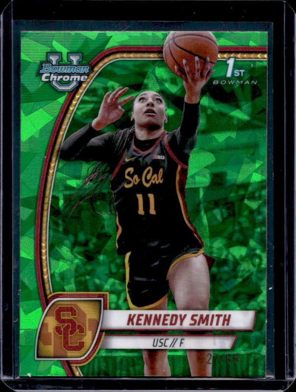 2024 Bowman Chrome University Sapphire Edition #44 Green Refractor /65