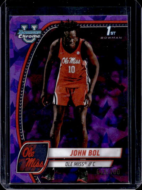 2024 Bowman Chrome University Sapphire Edition #31 Purple Refractor /100