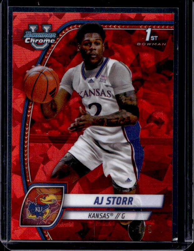 2024 Bowman Chrome University Sapphire Edition #4 Red Refractor /5