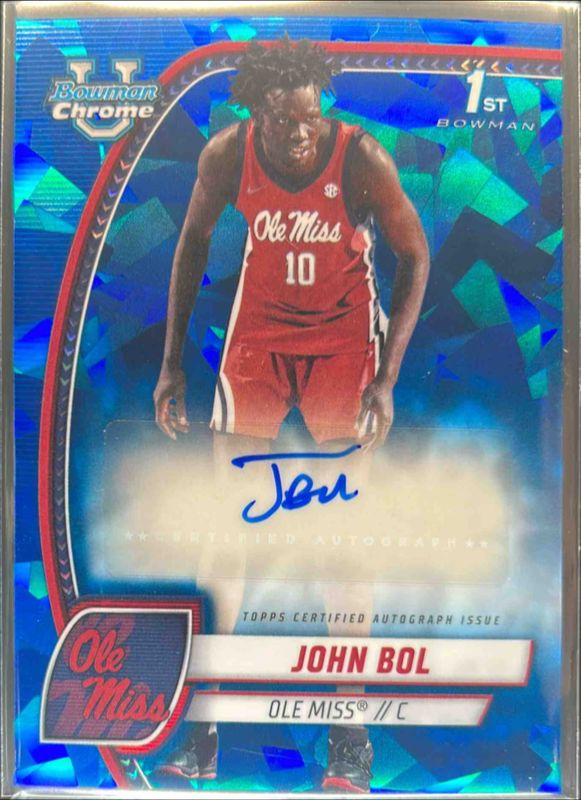 2024 Bowman Chrome University Sapphire Edition #31 Prospect Autographs